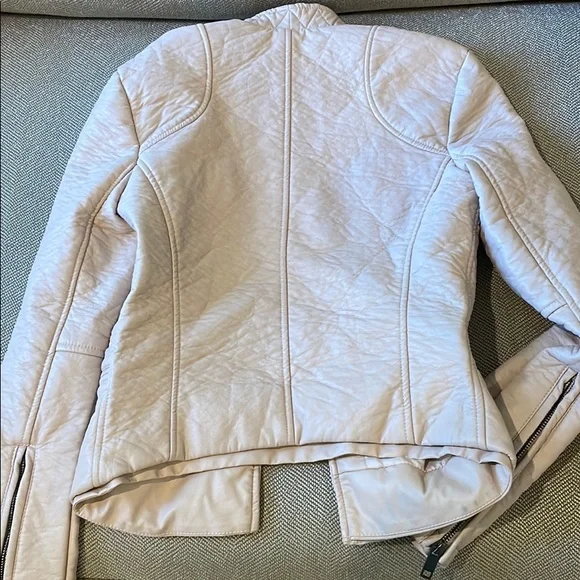 Blank NYC Light Pink Pleather Jacket - Picture 6 of 6
